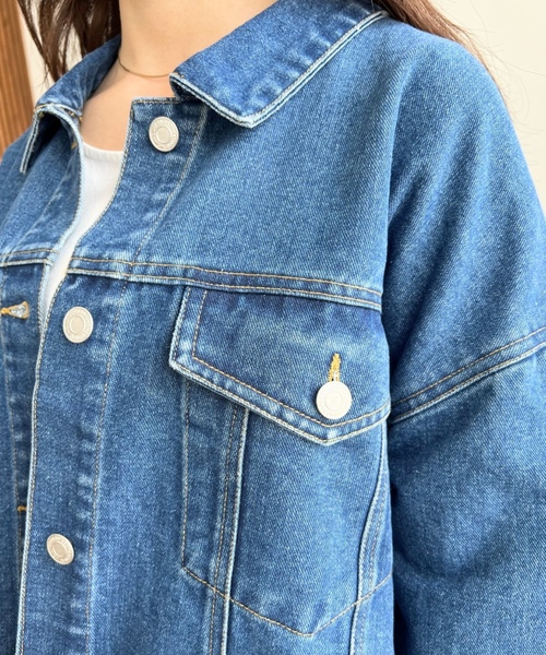 未使用品★ yumiさん　デニムジャケット　アイボリー moment+ デニムジャケット M アイボリー レディース : ZOZOTOWN Yahoo