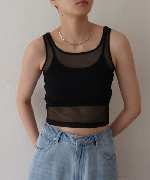 Loungedress（ラウンジドレス） タンクトップ ノースリーブ 「earthy_/
