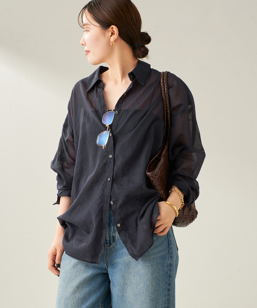 plage（プラージュ） ブラウス シャツ 「追加」fluffy sheer シャツ 2