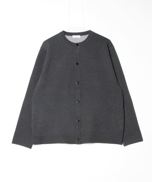 「SHIPS any」 ニットカーディガン X-LARGE ダークグレー メンズ_画像2