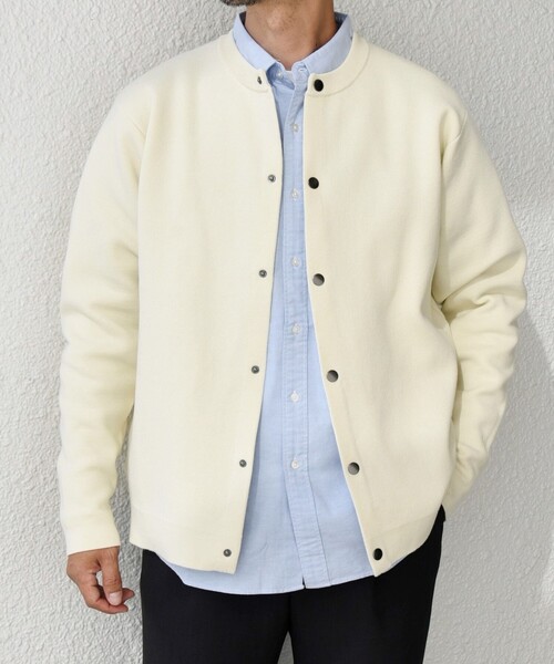 「SHIPS any」 ニットカーディガン X-LARGE ダークグレー メンズ_画像8