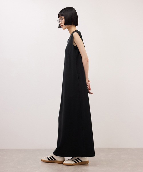 アダムエロペ　ノースリーブカットワンピース/接触冷感/UVカット　38サイズ ADAM ET ROPE'（アダムエロペ） ワンピース 「サステナブル