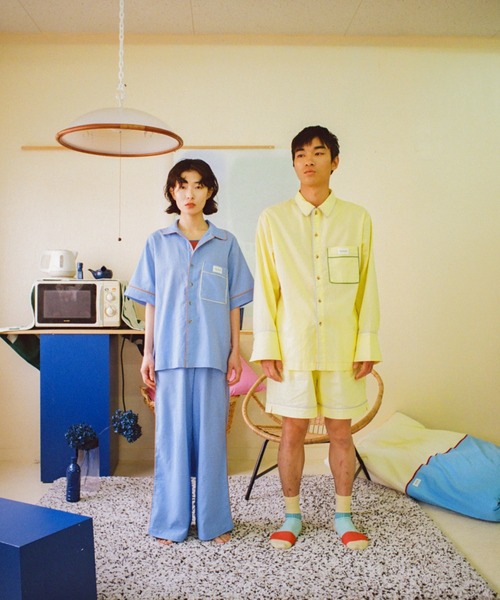 「PAMM」 半袖シャツ 2 ブルー レディース_画像7