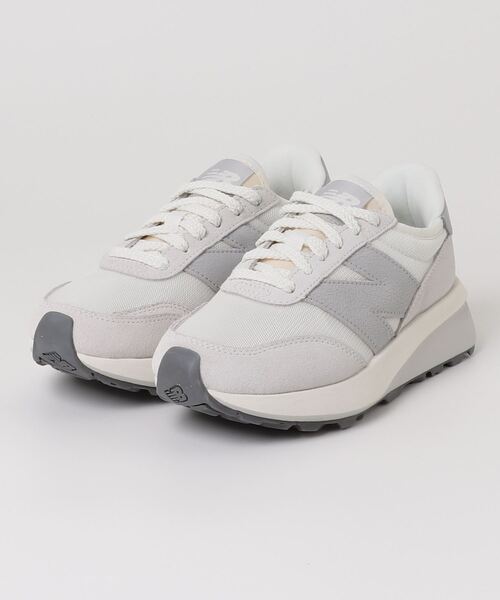 「New Balance」 ローカットスニーカー 27.5cm ホワイト×グレー メンズ_画像4