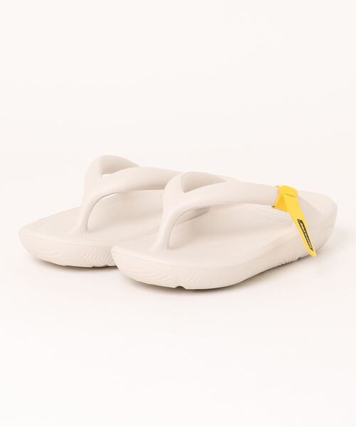 「TAW&TOE」 フラットサンダル 22cm クリーム レディース_画像2