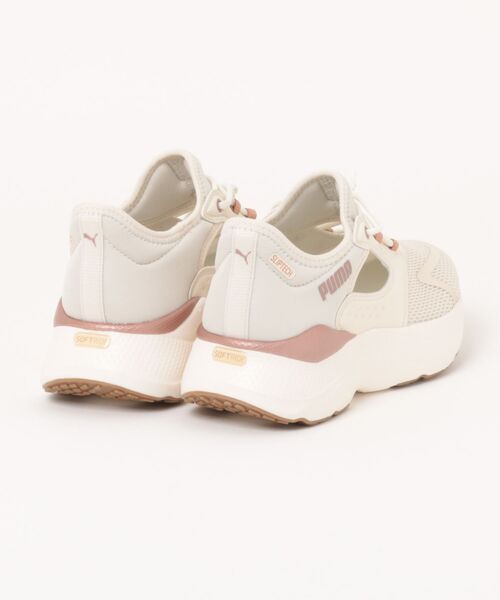 「PUMA」 ローカットスニーカー 25.5cm アイボリー レディース_画像2