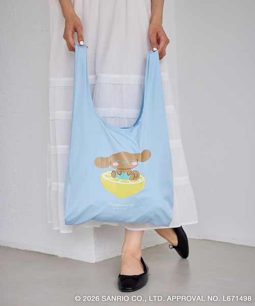 エコバッグ 「サンリオキャラクターズ×ROPE' PICNIC」折りたたみ