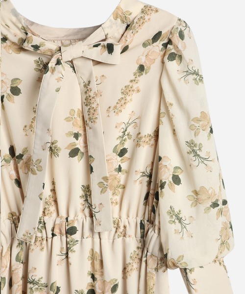 「DRESS PLUS」 半袖ワンピース S ピンク レディース_画像6