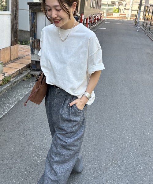 「JOURNAL STANDARD」 半袖Tシャツ FREE レッド レディース_画像3