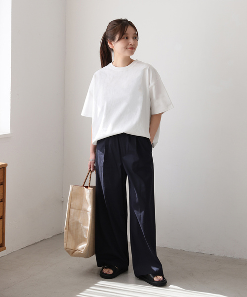 「JOURNAL STANDARD」 半袖Tシャツ FREE レッド レディース_画像4