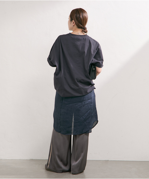 「JOURNAL STANDARD」 半袖Tシャツ FREE レッド レディース_画像9