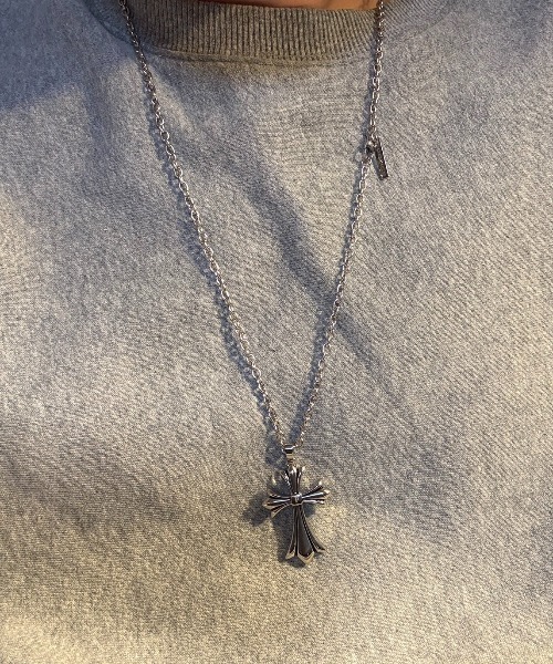 POLICE（ポリス） ネックレス GRACE メンズ クロスモチーフ ネックレス