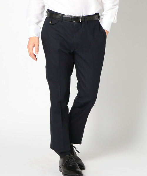 THOMSON（トムソン） パンツ チノパン : ノープリーツ コットン/リネン