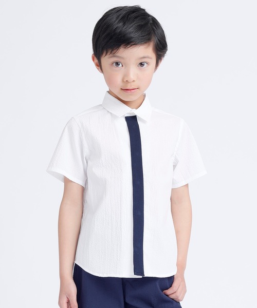 超特価得価 シャツ ブラウス シアサッカー ネクタイ風 半袖シャツ SUCKER H/S KNIT TIE SHIRT クールマックス/開け閉め容易なドット釦 [ ZOZOTOWN PayPayモール店 - 通販 - PayPayモール 高品質低価