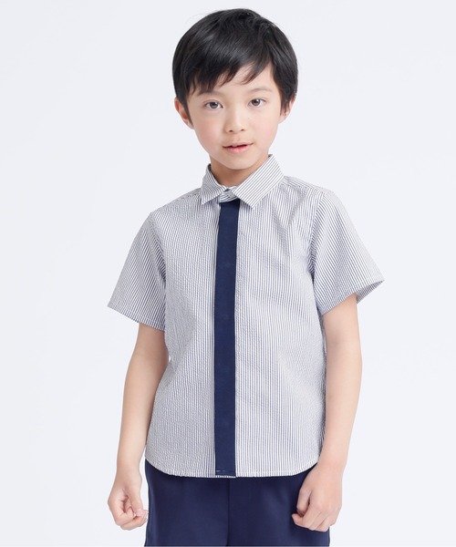 超特価得価 シャツ ブラウス シアサッカー ネクタイ風 半袖シャツ SUCKER H/S KNIT TIE SHIRT クールマックス/開け閉め容易なドット釦 [ ZOZOTOWN PayPayモール店 - 通販 - PayPayモール 高品質低価