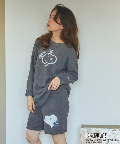 PEANUTS パジャマ ルームウェア 「ピーナッツ/PEANUTS」スヌーピー刺繍