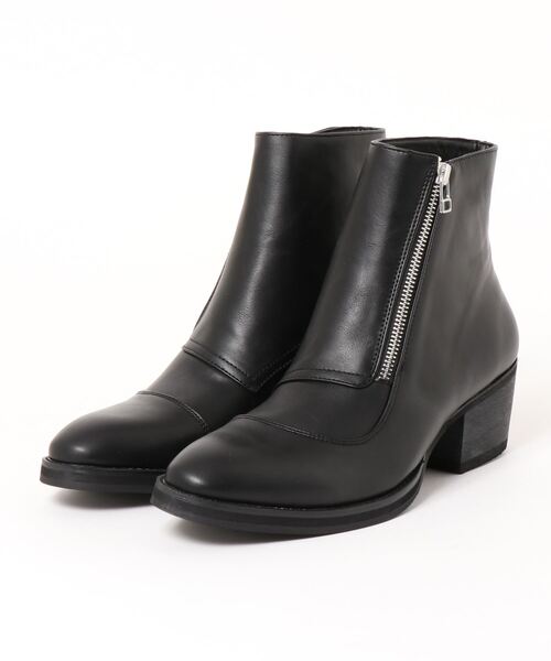 ブーツ ハイヒールサイドジップブーツ メンズ : ZOZOTOWN Yahoo!店