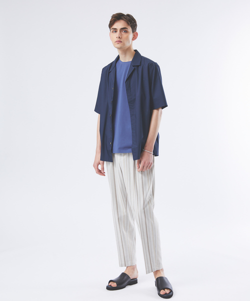 【ノンストレス】定番 / COTTON LYCRA 圧着 クルーネック 半袖 T ABAHOUSE tシャツ 「ノンストレス」COTTON LYCRA 圧着 クルー