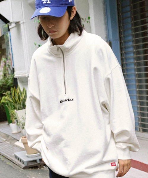 Dickies（ディッキーズ） トレーナー スウェット ロゴ刺繍 ハーフ
