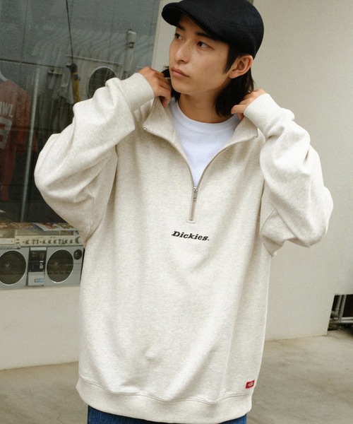 Dickies（ディッキーズ） トレーナー スウェット ロゴ刺繍 ハーフ