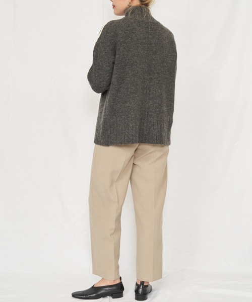 EMMA LIMBER ニット セーター Turtle Neck Slit Knit Tops