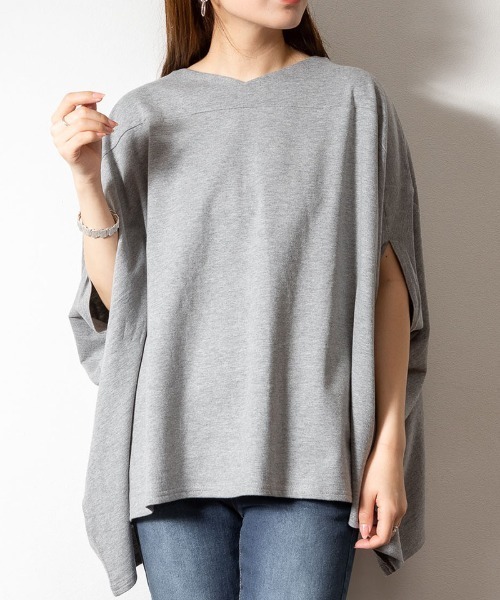 tシャツ atONE 裏毛リラックスプルオーバー レディース atONE tシャツ 裏毛リラックスプルオーバー レディース