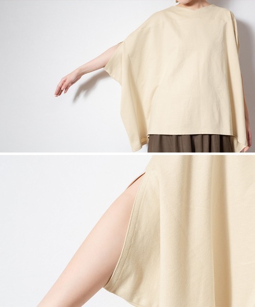 atONE tシャツ 裏毛リラックスプルオーバー レディース