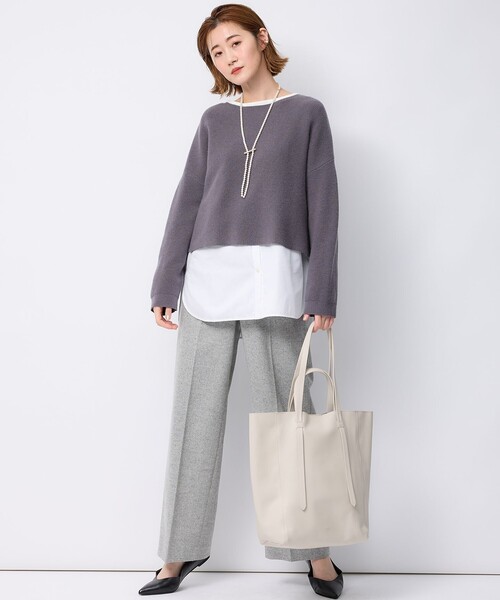 美品 23区 シルクネップツイード ガウチョパンツ ワイドパンツ シルクネップツイード ガウチョパンツ | 23区(23KU) | マルイ