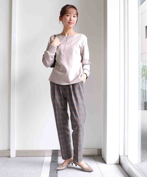THIRD MAGAZINE ハイカウントコットンタックタックテーパードパンツ タック テーパード パンツ