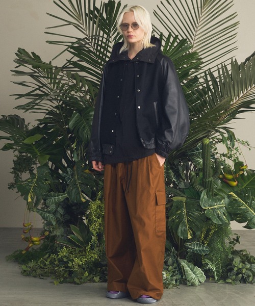 メゾンスペシャル プライムオーバーワッシャーナイロンビッグポケットブルゾン MAISON SPECIAL（メゾンスペシャル） パーカー 「UNISEX」Washed Nylon