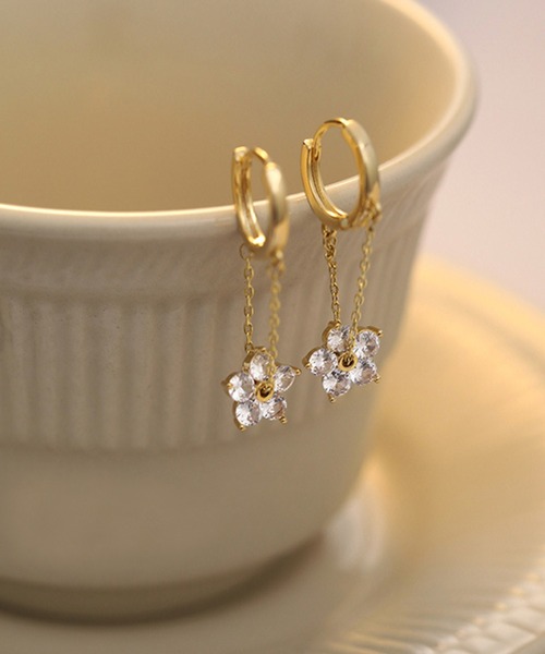 ピアス　No.5172 NO WAY ピアス フラワーモチーフデザインピアス/ペア(RZ