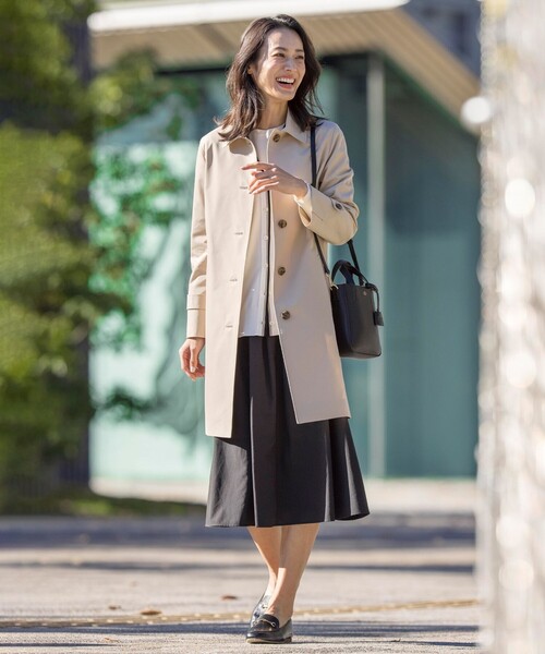 J.PRESS ベージュ トレンチコート M J.PRESS（J.プレス） ステンカラーコート コート 「WEB限定カラーあり