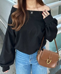 トレーナー スウェット 2wayサイドジップオフショルプルオーバー レディース nelliy. トレーナー スウェット 「新色追加」オフショル