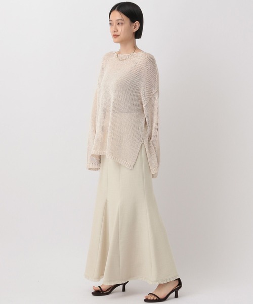 A part by｜リネンコンメッシュプルオーバー | Rakuten Fashion