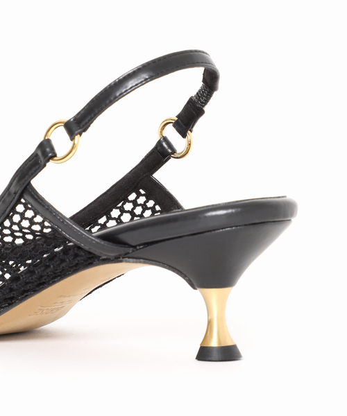 【Le Talon GRISE】ポインテッドメッシュパンプス Le Talon GRISE パンプス GRISE5cmポインテッドメッシュスリング