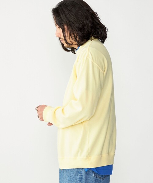 SHIPS tシャツ SHIPS: ソフト パイル コットン クルーネック