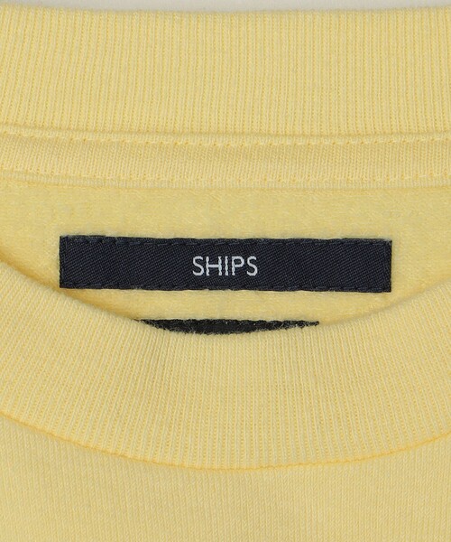 SHIPS tシャツ SHIPS: ソフト パイル コットン クルーネック