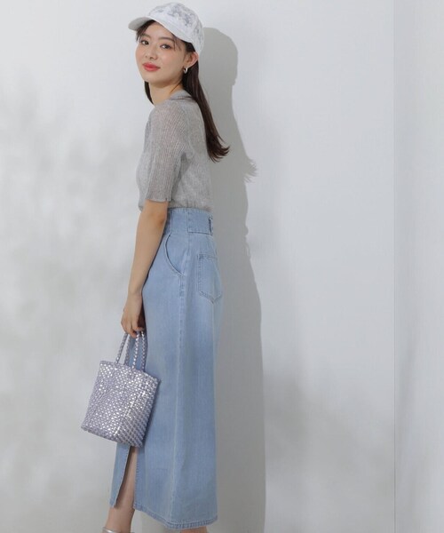 PERSONSOUL*日本未*スリーピース/取外可能 ロングデニムスカート PERSONSOUL】Maxi Denim Dungarees Skirt | OUR BRAND