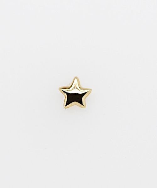 ピアス K10　Cookie　シングルピアス レディースの画像