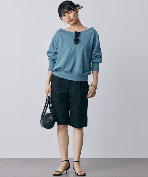 BABYLONE パンツ コットンハーフパンツ レディース : ZOZOTOWN