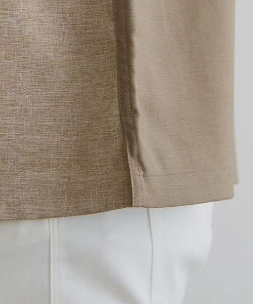 ikka（イッカ） シャツ バイカラーオープンカラーシャツ メンズ