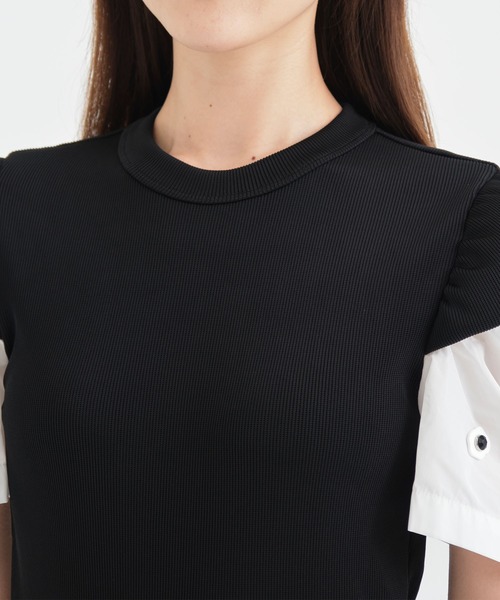 TOGA カットソー TOGA tシャツ 「TOGA/トーガ」Rib jersey top/リブジャージー