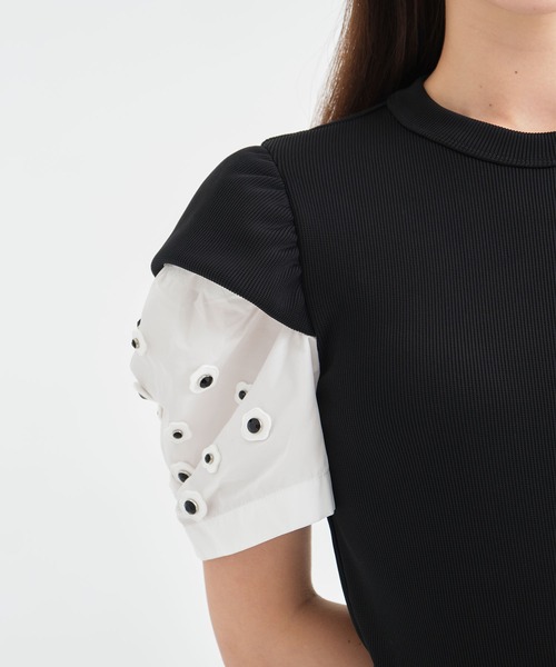 TOGA tシャツ 「TOGA/トーガ」Rib jersey top/リブジャージー