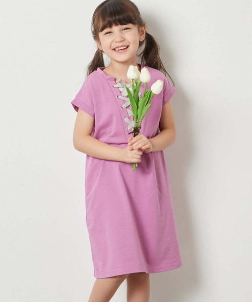 クレージュ　ワンピース　子供服　80cm ピンク 出産祝い