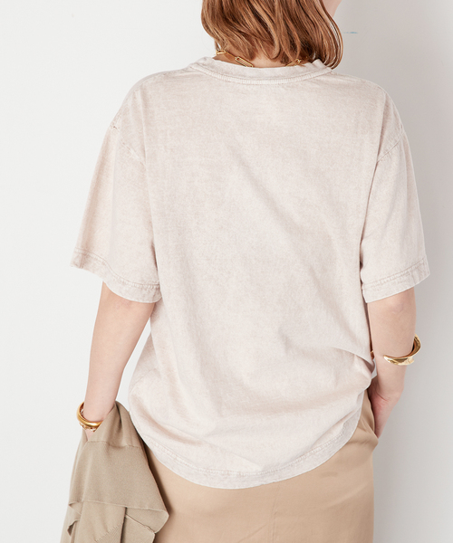 Deuxieme Classe Spice color Tシャツベージュ.カーキ Deuxieme Classe Spice color Tシャツベージュ.カーキ