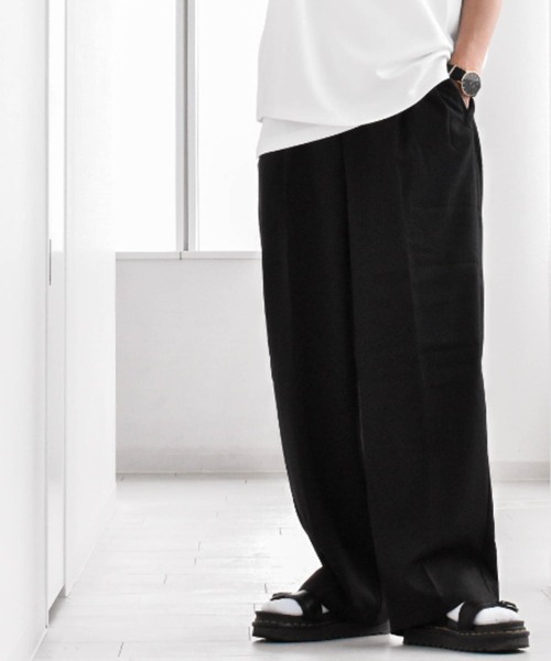 Pants ワイド パンツ ワイドパンツ スラックス メンズ レディースS 9 ミマ スラックス 「ミマ」ボンタンスーパーワイドパンツ メンズ