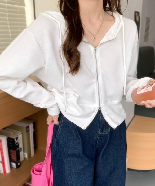  jeans  ショート丈 パーカー ash-store_10050