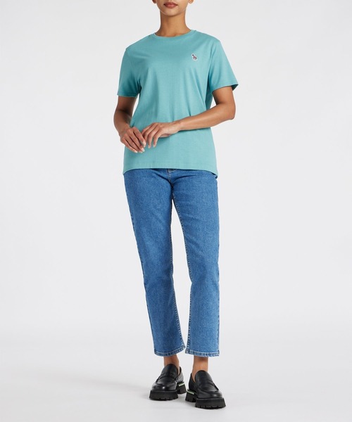 【Paul Smith】ゼブラ プリント Tシャツ コットン クルーネック ウィメンズ ゼブラワッペン スウェット（135400142V