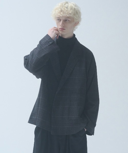 DOOPZ ジャケット テーラードジャケット Classic Check Double
