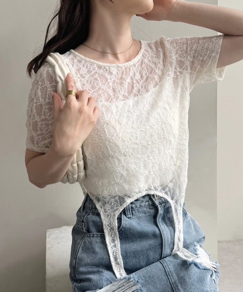 one after another NICE CLAUP tシャツ Tシャツ ガーター